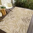 thumbnail image 3 of Tapis Intérieur/extérieur 8 Pieds x 10 Pieds à Séchage Rapide Floral Ivoire Sable, 3 of 6