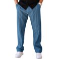 thumbnail image 1 of FOCUSNORM Men's Tapered Joggers Lightweight Drawstring Elastic Waist Solid Color Athletic Workout Pants Trousers, 1 of 9