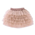 thumbnail image 1 of Timegard Girls Clothes Mesh Princess Dance Skirts Layered Loose Solid Color Dresses Elastic Waist, 1 of 6