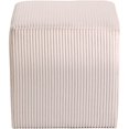 thumbnail image 4 of Meridian Furniture Roy Beige Ottoman/Stool, 4 of 8