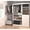 Blanc, variante sur Bestar Pur Ensemble de Rangement 61“