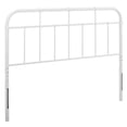 thumbnail image 1 of Modway Alessia Tête de Lit Grand en Métal Style Ferme Moderne, Blanc, 1 of 5