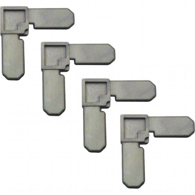 Prime Line Products PL7727 4 Count .31 in. Gray Quickie Corner