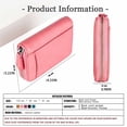 thumbnail image 4 of facefd Coin Purse Men Short Money Bag Change Mini Wallet Pocket Zipper Rfid Blocking Card Holder Cowhide Lady Fashion for Office Pouch Purple, 4 of 8