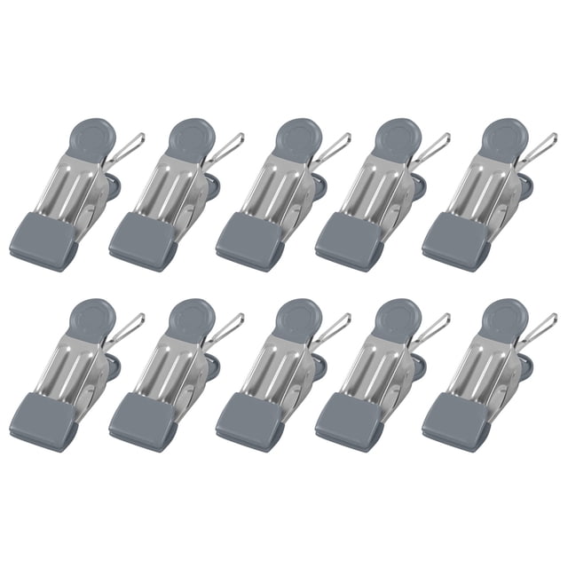 Home Savings and Storage Items Clearance!Pcksrro Dipped Plastic Pants Clip Seamless Drying Stainless Steel Pants Rack Windproof Small Clip Fixed Clothes Clip Household Strong Metal Clothes Drying