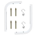 thumbnail image 1 of SHISUYAN 2pcs Projector Screen Hanger Adjustable Extension Wall Mount L Bracket, 1 of 8
