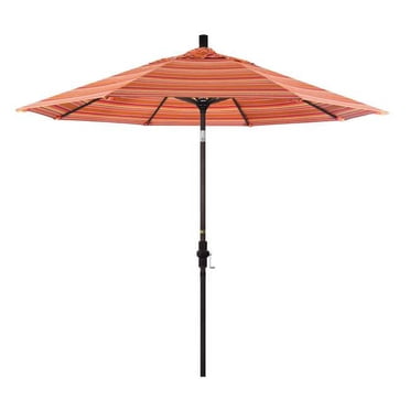 California Umbrella GSCU908117-56000 Golden State Bronze Patio Umbrella, Dolce Mango - 9 ft. x 8 Ribs