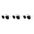 thumbnail image 2 of relayinert Fashionable Polarized Lens Small Square For Trendy Style Materials Silver black gray C1 3Set, 2 of 6