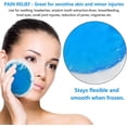 thumbnail image 4 of Round Reusable Gel Ice Packs with Cloth Backing Wisdom Teeth, Breastfeeding, Tired Eyes, Kid's Injuries, Headaches, Sinus Relief and More. Use as Hot or Cold Packs, 4 of 9