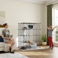 thumbnail image 2 of PawHut Cage pour Chat à 4 Niveaux, Parc pour Animaux Bricolage avec Hamac, Plateformes, Rampes, 2 of 10