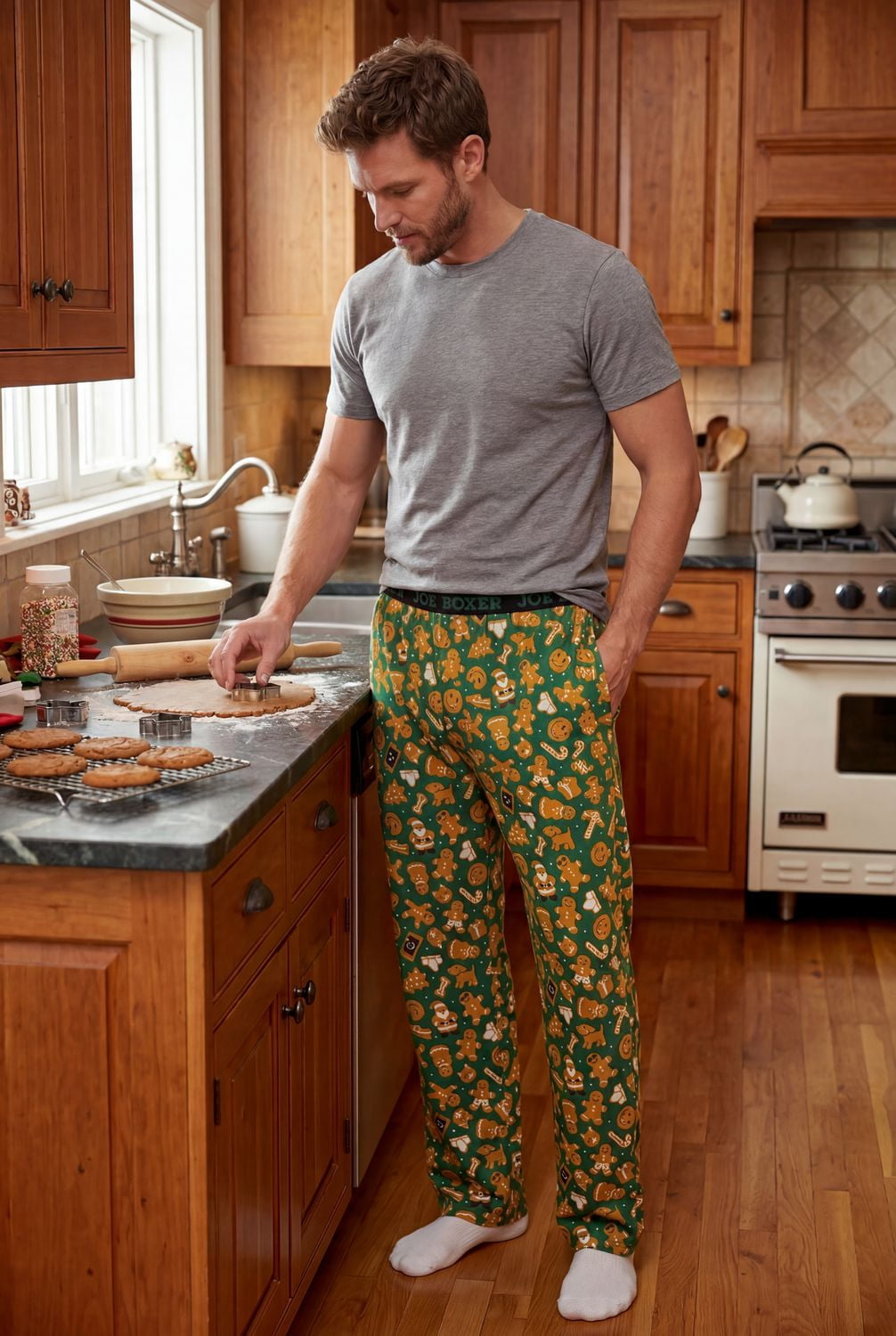 Joe Boxer Men's Yummy Knit Novelty Sleep Pant