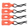thumbnail image 3 of Shell Buckle for RC Car, 4PCS Metal Shell Clips Remote Control Metal Body Shell Clips Buckles  for 1/10 RC for Sports Black,Dark Blue,Yellow-green,Orange, 3 of 7