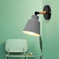thumbnail image 2 of Lampe pour Chambre, Art Mural pour Chambre 9 Po Lampe Murale Noire Murale Table de Chevet Art en Fer Lampe Murale Simple pour Allée Convient à la Chambre Chevet Allée Bureau (Source de Lumière Non Incluse), 2 of 8