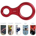 thumbnail image 3 of QJXSH Figure 8 Rock Climbing Descender Ring Outdoor Mountaineering Equipment, 3 of 3