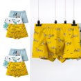 thumbnail image 3 of Kids Underwear Cotton Stretch 3 Pairs Car Pattern Boxer Brief Boxer Underwear, 3 of 10