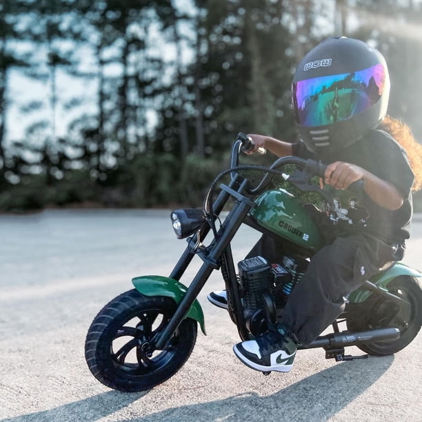 Hyper GoGo Cruiser 12 Plus- Kid's Motorbike in Pine,24V,160W