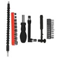 thumbnail image 2 of Embout d'Arbre Flexible, Ensemble de 23 Pcs pour Tournevis pour Perceuse Électrique, 2 of 8