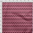 thumbnail image 3 of oneOone Silk Tabby Fabric Floral Block Printed Fabric 1 Yard 42 Inch Wide, 3 of 4