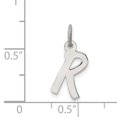 thumbnail image 3 of Pendentif Breloque Collier Monogramme Initiale Lettre R Délicat en Argent Sterling 925, 3 of 8