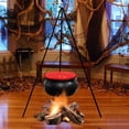 thumbnail image 2 of TopLLC Halloween Decorations Outdoor - Large Cauldron Halloween Decor On Tripod With Timer Lights - Plastic Cauldron Witch Halloween Decorations For Porch Yard Cauldron Halloween Deco, 2 of 2