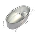 thumbnail image 2 of 8 Inches Oval Bread Mould Aluminum Alloy Non-stick Cheese Cake Pudding Baking Making Mold, 2 of 8