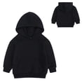 thumbnail image 2 of FAOWME Sweat à Capuche pour Garçons et Filles, Couleur Unie, 3-4 Ans, 2 of 6