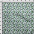 thumbnail image 4 of oneOone Tissu Polyester Spandex Vert Mer Tissu d'Automne pour Robe Tissu Imprimé Tissu au Mètre 56 Pouces de Large, 4 of 4