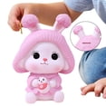 thumbnail image 3 of simhoa Bunny Statue Change Box Decorative Feng Shui Decor Cute Animal Statue Money Bank, 3 of 7
