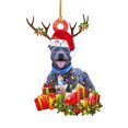 thumbnail image 1 of Christmas Dog Decorations Pendant Hanging Ornament Gift Party For  Tree Unique Design Multicolor Pendants 6Pcs, 1 of 12