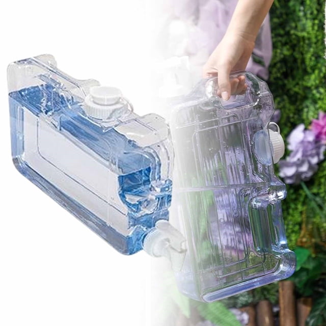 Contenants d'Eau Pichet d'Eau avec Robinet Sans Fuite avec Couvercle et Poignée Réservoir d'Eau pour Urgence Randonnée
