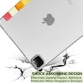 thumbnail image 3 of DuraSafe Cases iPad PRO 12.9 Inch 2022 6th 2021 5th 2020 4th Generation [ Pro 12.9 6 5 4 ] Printed Slim Lightweight Protective PC Dual Angle Stand Clear Flip Back Cover - Color Grid, 3 of 6
