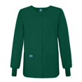 thumbnail image 3 of Adar Universal Women's Round Neck Warm-Up Scrub Jacket, Available in 39 Colors, 3 of 5