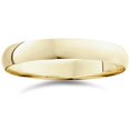 thumbnail image 1 of High Polished 4MM Dome Wedding Band Ring Solid 14K White Gold, 1 of 1