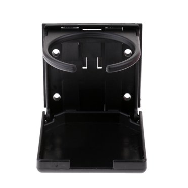 Foldable Durable Drink Holder with Screw for Foosball Table, Black