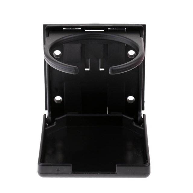 Porte-boisson Pliable et Durable avec Vis pour Table de Baby-Foot, Noir
