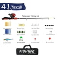 thumbnail image 3 of Portable Telescopic Fishing Rod Kit 12m Set with Reel and Carry Bag for Youth & Beginners – Compact Aluminum Rods for Outdoor Angling, 3 of 4