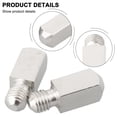 thumbnail image 4 of 2/4/6Pcs Square Metal Drive Pin Stud Mixer Parts For Oster Rubber Connector Square Shaft Juicer Conversion Head Replacement, 4 of 8