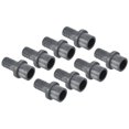 thumbnail image 1 of Unique Bargains UPVC Reducer Pipe Fitting 20mm OD 15mm Barbed, 8 Pack Straight Coupling Adapter Connector, Grey, 1 of 5