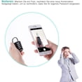thumbnail image 4 of Padlock Combination Locks 2 Pieces, Locks with Number Code 4 Digits, Curtains Combination Lock Locker for Gym, Combination Padlocks Weatherproof (Black), 4 of 5