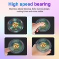 thumbnail image 3 of SURJDE Fidget Spinner Toy, 2-5 Mins Spins Durable High Speed Fast Rotation Precision Metal Fidget Spinner, Colorful Spinner Anxiety Stress Relief Boredom Killing Time Toys for Kids Adults, 3 of 6