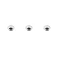 thumbnail image 1 of Baohd Desk Hole Cover Round Waterproof Detachable Insulative Round Anti-rust Adjustable Nonslip Desktop Cable Fixing Grommet 50mm Silver 3Set, 1 of 6