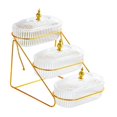 thumbnail image 2 of Lipstore Fruit Bowl Stylish Multifunctional Fruit Tray for Parties Wedding Decoration 3 Layer, 2 of 8