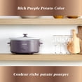 thumbnail image 2 of Crock-Pot Série Design Mijoteuse Manuelle de 7 Pintes, Pomme de Terre Violette, 2 of 9