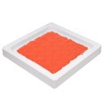 thumbnail image 2 of Bubbles Non-Slip Square Shower Mat Solid Orange 20″L X 20″W, 2 of 4