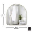thumbnail image 2 of Umbra Arched 34x36" Mirror, 2 of 5