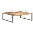 thumbnail image 4 of vidaXL Coffee Table 120x120x40 cm Rough Mango Wood, 4 of 4