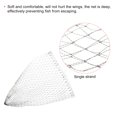thumbnail image 3 of Unique Bargains 23.6' PE Filet de Pêche Pliable de Remplacement 1.18' Mesh Gris, 3 of 6