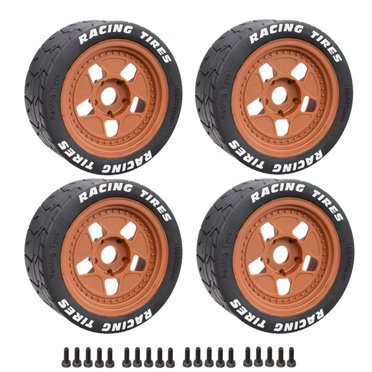 4Pcs 100X43mm Wheel Tires Tire 17Mm Hex Replacement For Arrma Infraction Felony ZD Racing EX-07