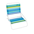 thumbnail image 1 of Rio Beach Wave 1-Position Beach Folding Sand Chair, Ocean Stripes, 1 of 3