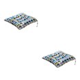 thumbnail image 2 of Wweixi Cushion Pad For Square Chair - Soft And Comfortable Wide Range Of Uses Square Chair Cushion Colorful Triangles 2Set, 2 of 6